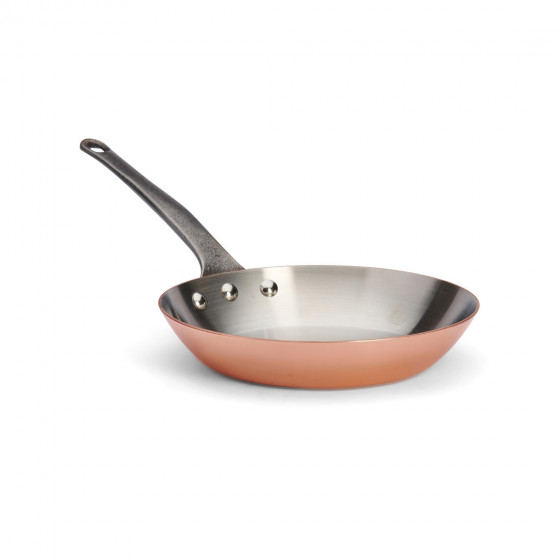 Bratpfanne Kupfer INOCUIVRE Ø24cm mit Gusseisengriff