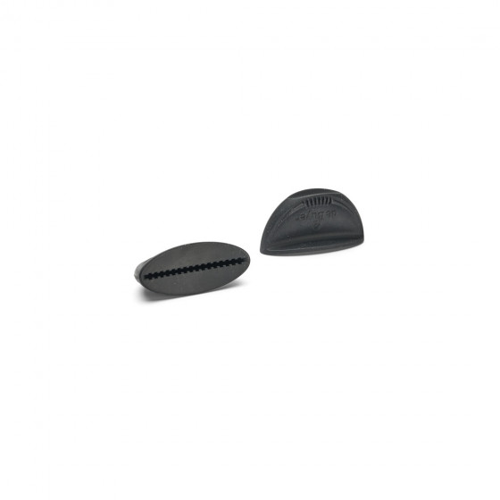Set of 2 black silicone handles TWISTY