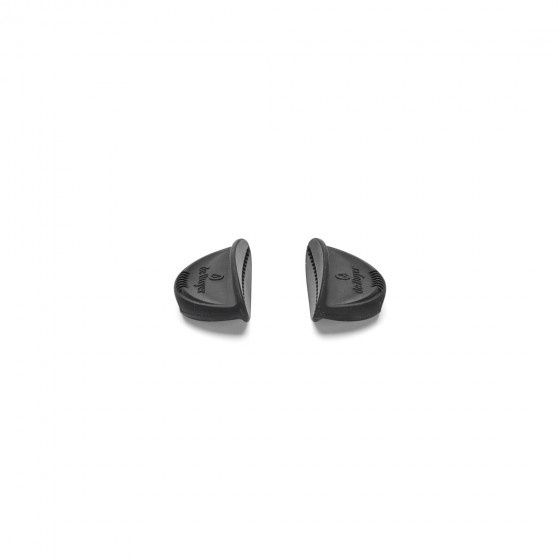 Set of 2 black silicone handles TWISTY