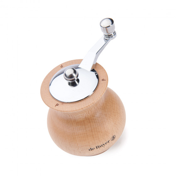 Pfeffermühle mit Kurbel Holz 7cm BOOGIE