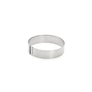 Cercle à Pâtisserie Extensible De Buyer - Inox 18-36cm, Gradué, Fabriqué En France