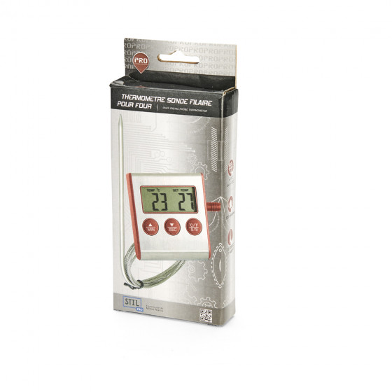 Thermomètre digital à sonde avec fonction minuteur
