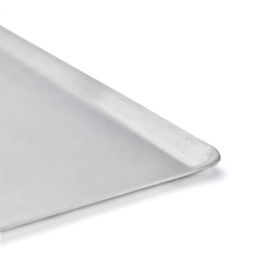 Aluminium-Backblech mit schrägen Kanten 60x40cm