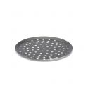 Non-stick round tray, perforated
