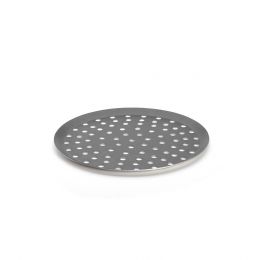 Non-stick round tray, perforated