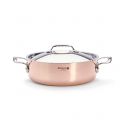 Copper sauté-pan with stainless steel lid PRIMA MATERA