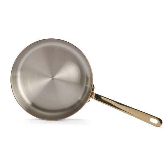 Copper sauté-pan INOCUIVRE Ø24cm brass handle