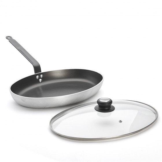 Non-stick frypan with glass lid CHOC RESTO INDUCTION