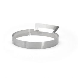 Stainless steel stand for hemispherical wok