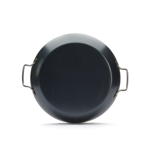 Blue steel paella pan LA LYONNAISE Ø37cm