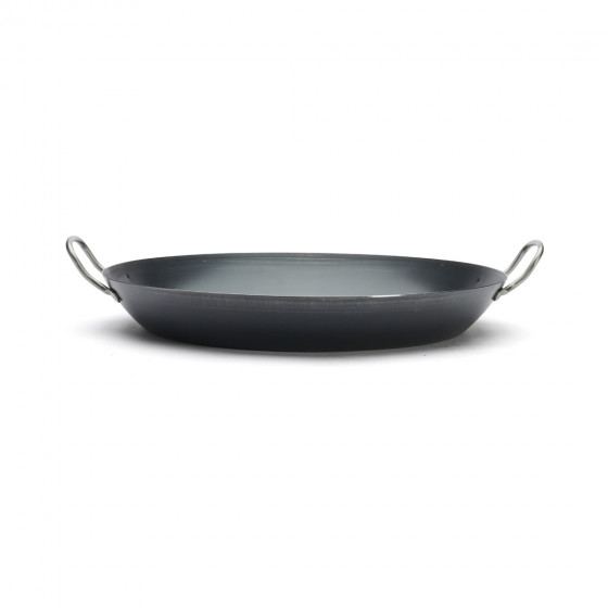 Blue steel paella pan LA LYONNAISE Ø42cm