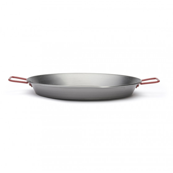 Steel paella pan with hammered bottom LA LYONNAISE
