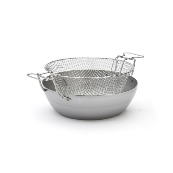 Fritiertopf gewölb (ohne Korb) LA LYONNAISE Ø32cm
