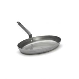 Steel fish frypan CARBONE PLUS