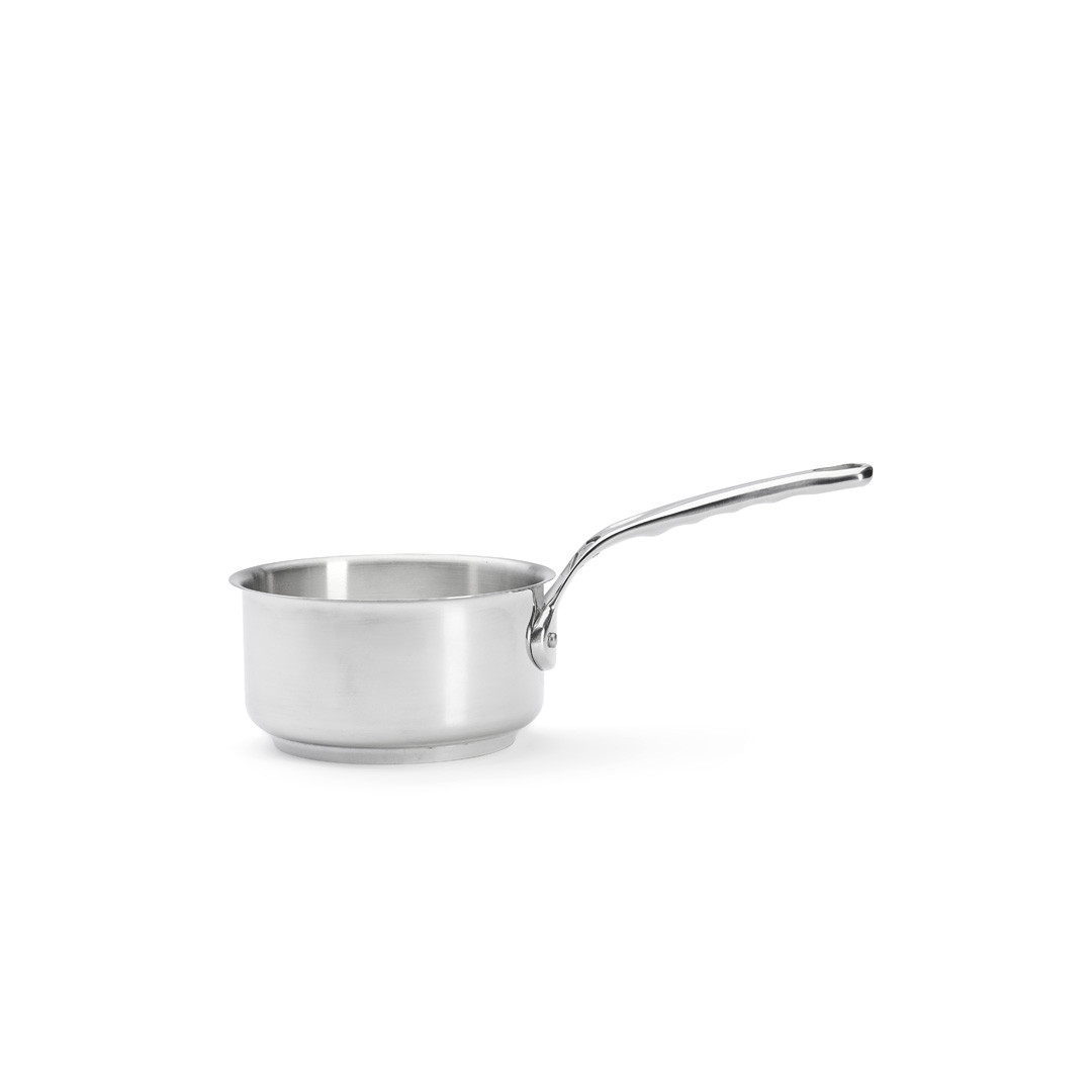 Casserole MILADY en inox avec queue en fonte d’inox, acier inox