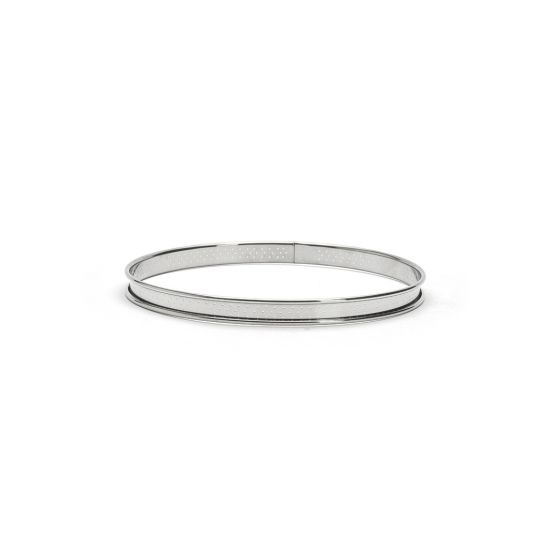 Perforierter Tortenring Edelstahl gerollter Rand  Ø22cm H.2cm