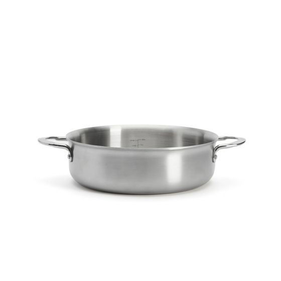 Stainless steel sauté-pan ALCHIMY Ø24cm without lid