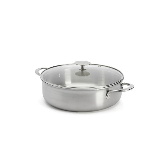 Stainless steel sauté-pan ALCHIMY Ø24cm without lid