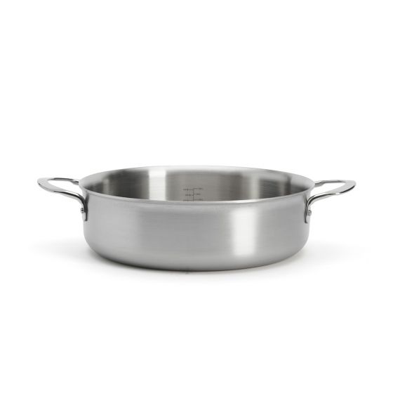 Stainless steel sauté-pan ALCHIMY Ø28cm without lid