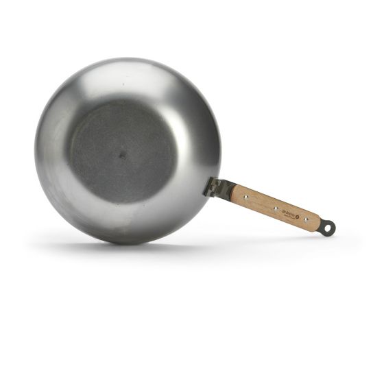 Gewölbter Wok mit Griff aus Eisen MINERAL B BOIS Ø32cm