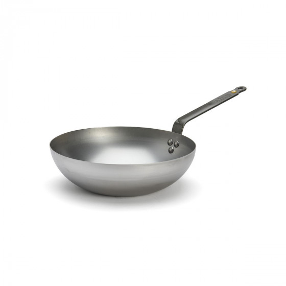 Curved steel wok MINERAL B