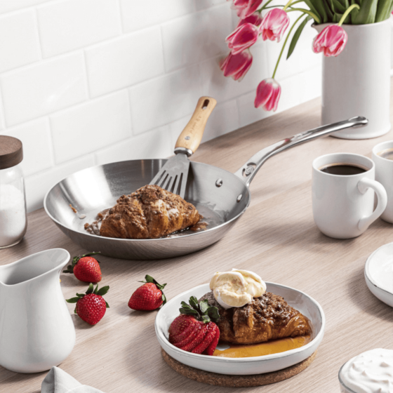 Stainless steel frying pan AFFINITY