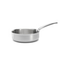 Stainless steel straight sauté-pan ALCHIMY