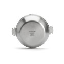 Rounded Stainless Steel Saute Pan ALCHIMY LOQY Ø24cm