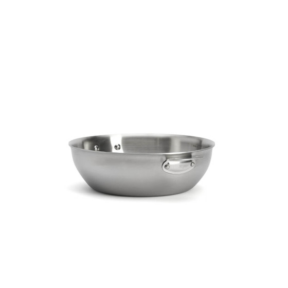 Removable rounded Stainless Steel Saute Pan ALCHIMY LOQY Ø24cm