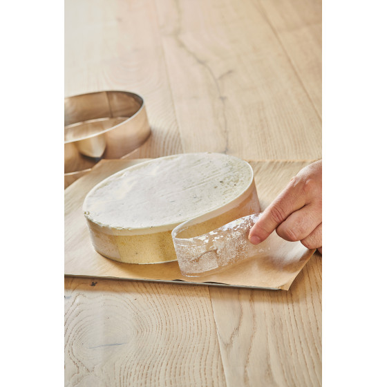 500 vorgeschnittene Streifen für Kuchen mit Ø8cm H.4,5cm