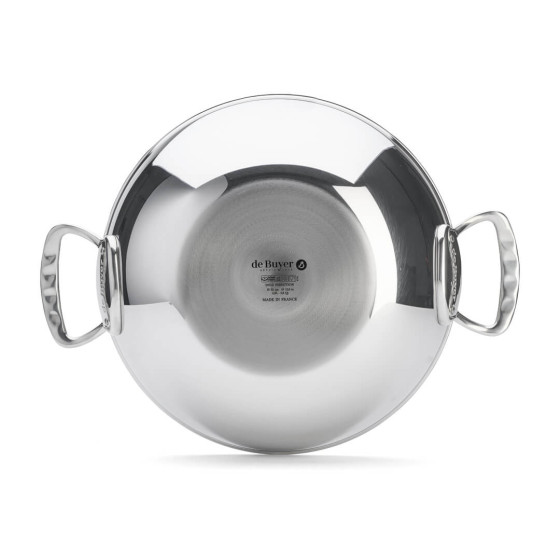 Stainless steel Wok AFFINITY Ø32cm with 2 handles