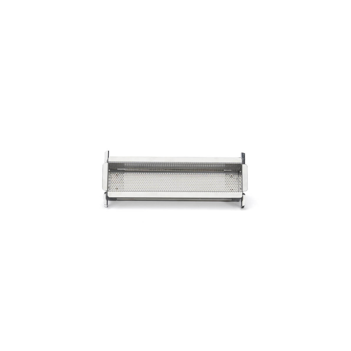Perforated stainless steel Pâté en croûte Mould GEOFORME 24x5x6cm