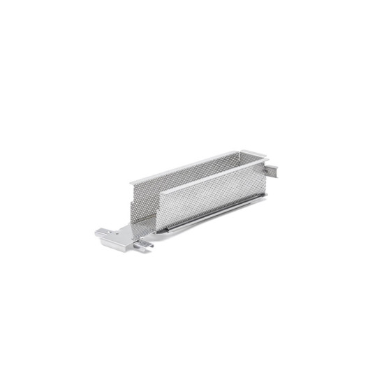 Perforated stainless steel Pâté en croûte Mould GEOFORME 24x5x6cm