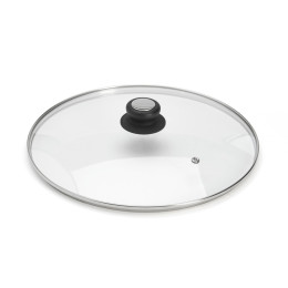 Glasdeckel mit Bakelitgriff Ø32cm