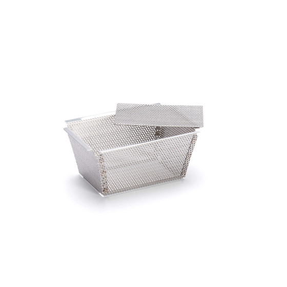 Rechteckige Backform aus Edelstahl 15x10,3cm + 2 Antihaft-Backtrennfolie