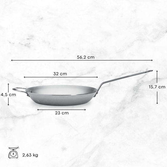 Eisenpfanne MINERAL B Ø32cm