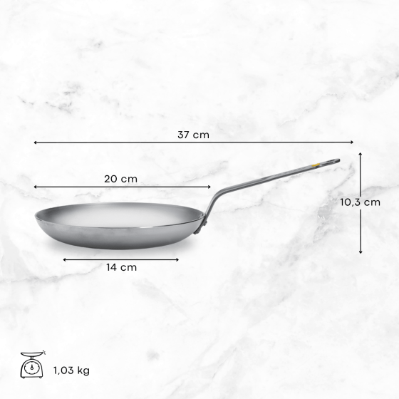 Omelettepfanne Eisen MINERAL B Ø20cm