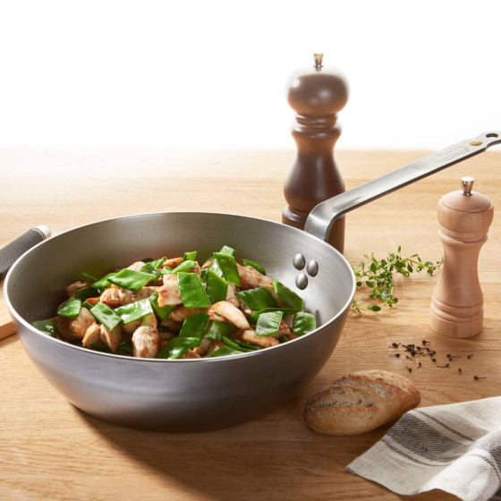 Steel deep country pan MINERAL B Ø24cm