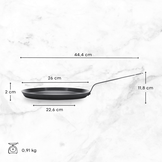 Crêpepfanne mit Keramikbeschichtung CERANOA Ø26cm