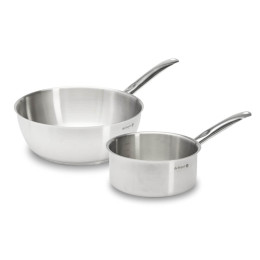 Duo casserole et poêle inox PRIM'APPETY