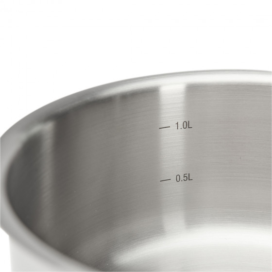 Stainless steel trio frying pan Ø28cm + saucepans Ø16–20cm PRIM'APPETY