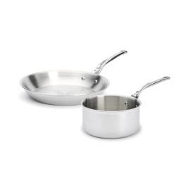 Edelstahl‑Duo Kochtopf Ø20cm und Pfanne Ø28cm AFFINITY