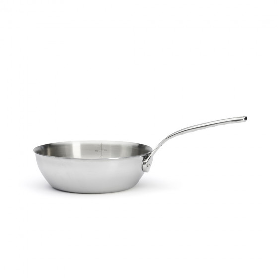 Stainless steel duo saucepan Ø20cm and sauté pan Ø24cm AFFINITY
