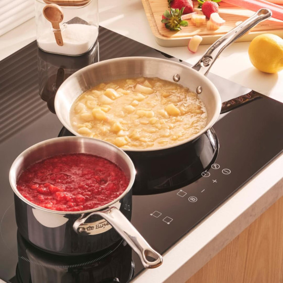 Edelstahl‑Duo Kasserolle Ø20cm und Pfanne Ø28cm AFFINITY