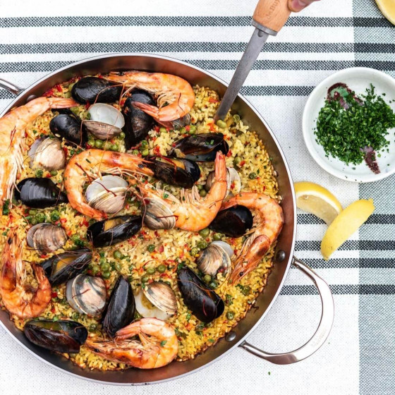 Paella Pfanne Eisen MINERAL B Ø28cm