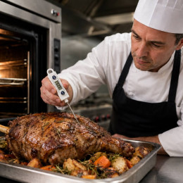 Utilisation thermomètre de cuisine