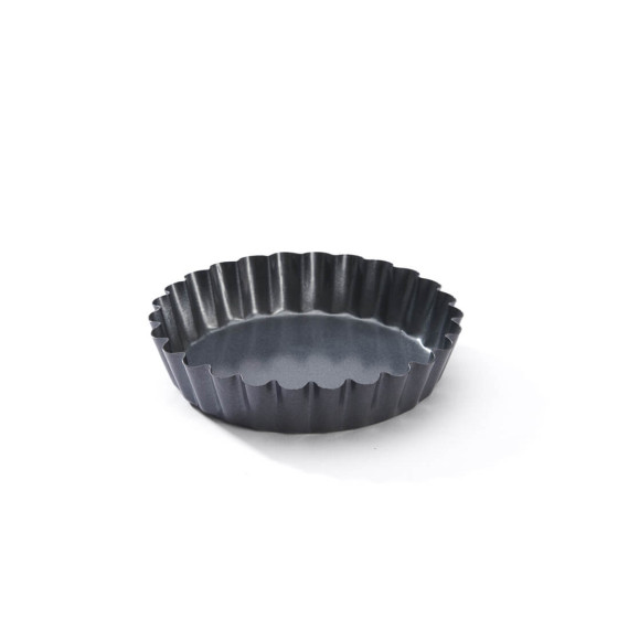 Lot de 4 moules à tartelette cannelée antiadhésif Ø10cm