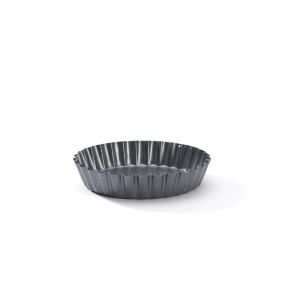 Lot de 4 moules à tartelette cannelée antiadhésif Ø12cm