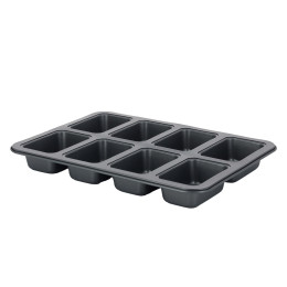 Blechform 8 Mini‑Cakes Stahl‑Antihaft