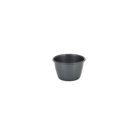 Set of 4 non‑stick steel mini dariole moulds Ø7.7 cm H.5.1 cm